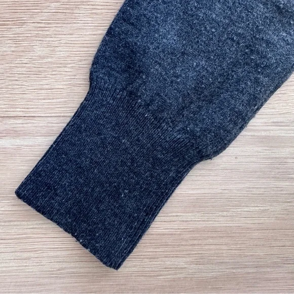 FRENCH CONNECTION - CHARCOAL KNIT TUNIC - SIZE SMALL - Picture 6 of 7